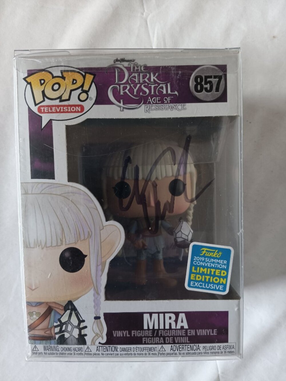 Alicia Vikander signed Funko Pop! The Dark Crystal - Mira #857 w/COA